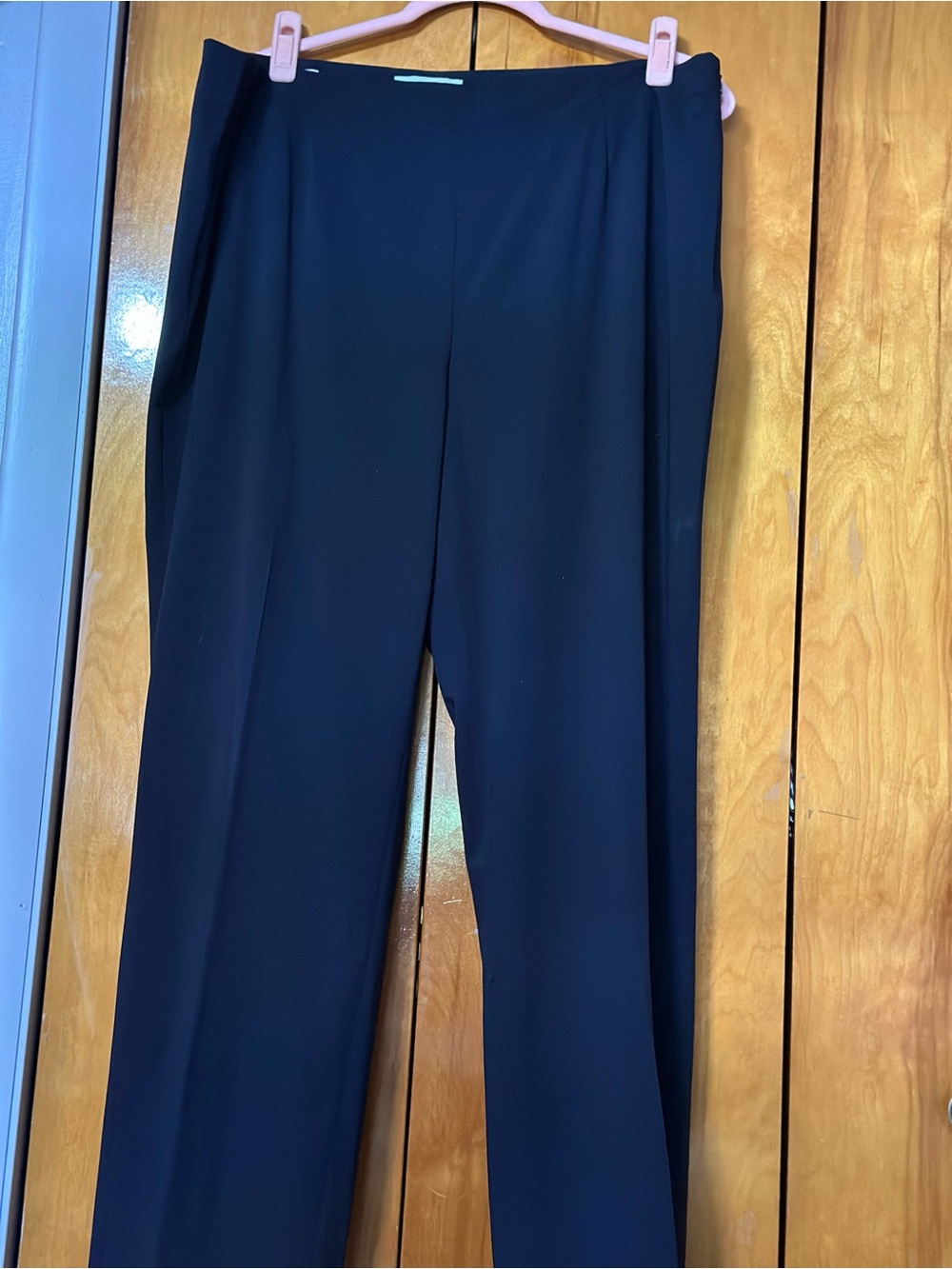 Liz Claiborne Black Straight-Leg Dress Pants